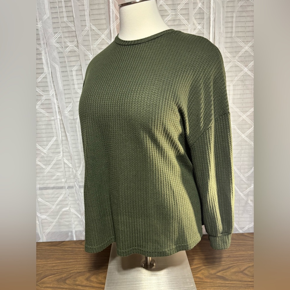 SHEIN 3XL Forest Green Crew Neck Sweater 28” p2p 30” L
